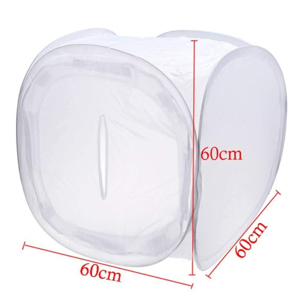 Electomania® Collapsible Light Ten Studio Soft Box Shooting Tent Softbox Cube Box 60X60X60 cm