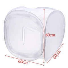 Electomania® Collapsible Light Ten Studio Soft Box Shooting Tent Softbox Cube Box 60X60X60 cm