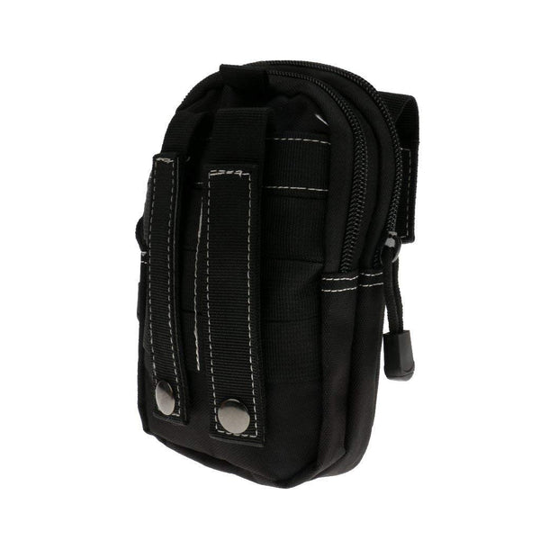 Electomania Outdoor Tactical Waist Pack Bag Camping Hiking Wallet Pouch (Black)