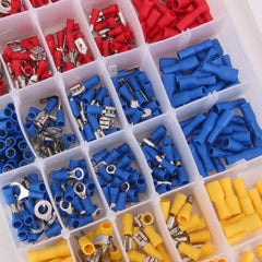 Electomania 480-Piece Insulated Electrical Wire Terminals Crimp Connector Spade (Multicolour)