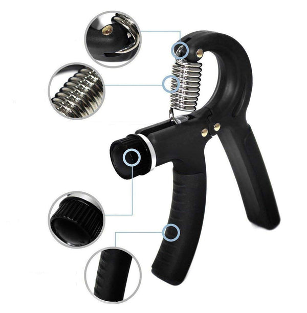 Electomania Adjustable 10 to 40 Kg Hand Exerciser Grip Strengthener（Black）