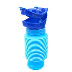 Electomania Portable Family Unisex Mini Toilet Urinal Bucket for Travel and Kid Potty Pee Training (Blue)
