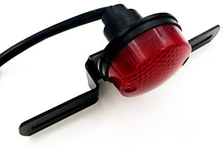 Electomania Motorcycle Motor Brake Tail Rear Light Plate Holder for Harley DC 12V