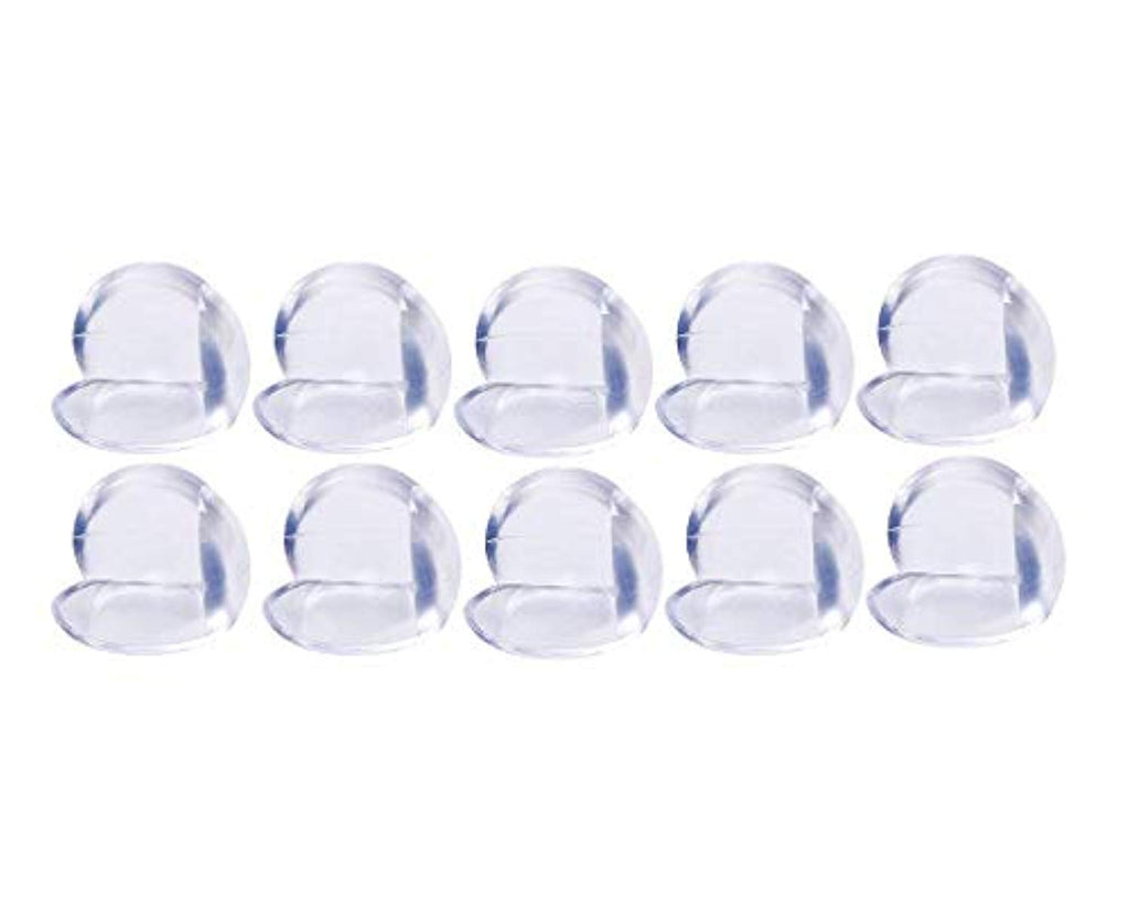 Electomania Table Corner Edge Protection Cover Baby Safety Silica Gel Protector 10 in 1 Set (Transparent)