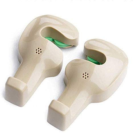 Electomania  Universal Car Back Seat Headrest Hook Hanging Holder for Purse, Bags, Polybags, Handbags, Groceries（Beige）