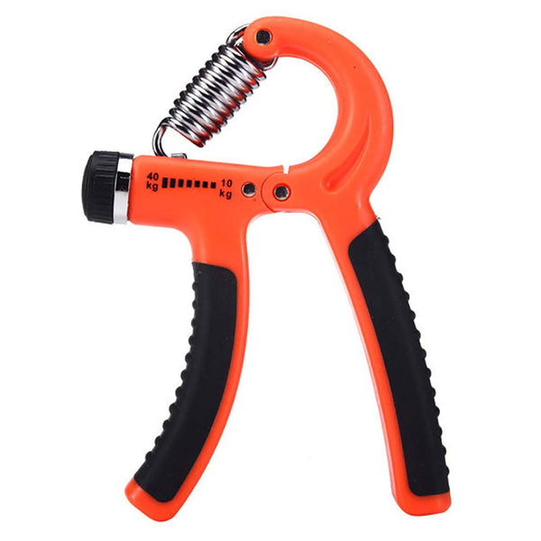 Electomania Adjustable 10 to 40 Kg Hand Exerciser Grip Strengthener（Orange）