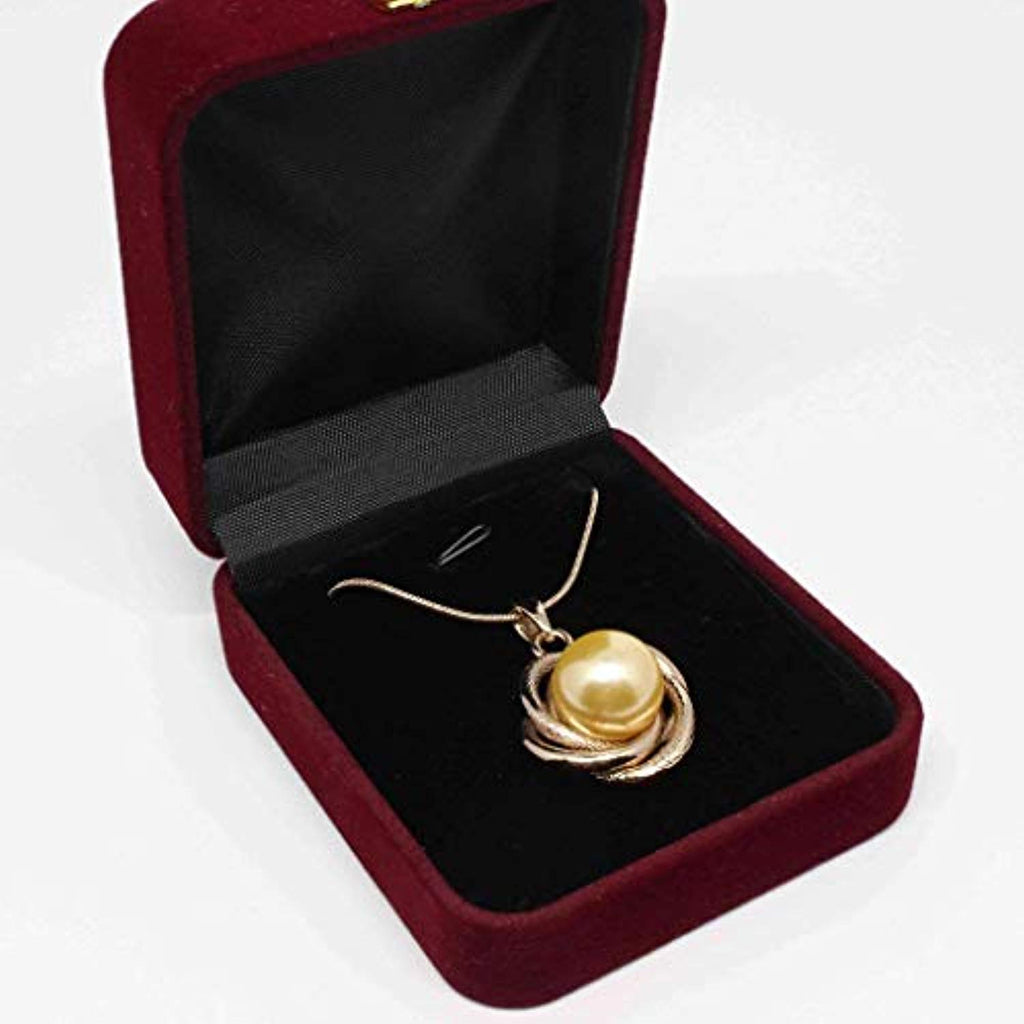 Electomania Square Velvet Necklace Earring Ring Pendant Jewelry Storage Organizer Case