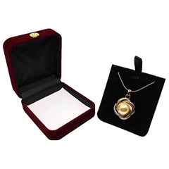 Electomania Square Velvet Necklace Earring Ring Pendant Jewelry Storage Organizer Case