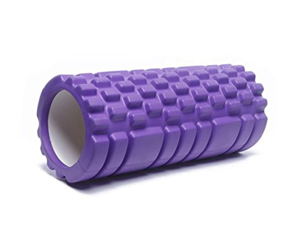 Electomania Foam Roller,Fitness Massage Foam Roller Therapy Yoga Gym Physio Injury Foam Roller (33cm) (Purple)