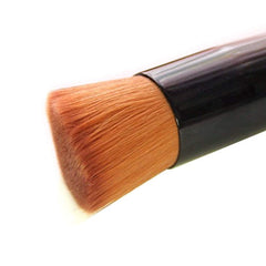 Electomania  Nylon Liquid Foundation Blend Blush Brush with Powder Sponge Puff Makeup (121)