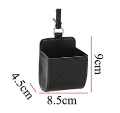 Electomania Car Storage Box Car Piece Holder Box Glasses Mobile Phone Holder Box Support Removable Liner (Black)