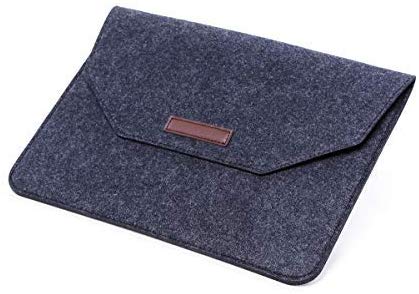 Electomania 13 Inch Felt Laptop Sleeve Designer Laptop Bag Laptop Protective Cover (Slate Grey)