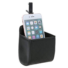 Electomania Car Storage Box Car Piece Holder Box Glasses Mobile Phone Holder Box Support Removable Liner (Black)