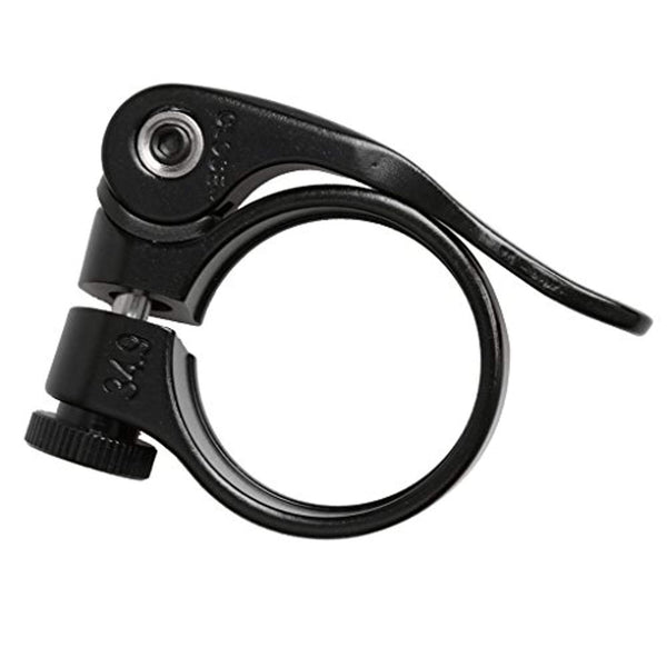 Electomania  Cycling Bike Bicycle Quick Release Seat Post Bolt Binder Clamp 34.9 mm (Black)