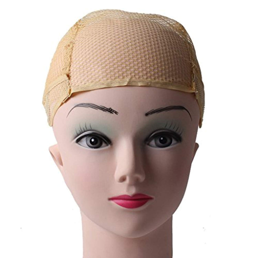 Electomania  Hair Wig Weaving Cap Snood Net Stretch Mesh Liner Breathable Beige