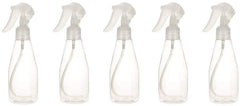 Electomania 5Pcs 200ml Plastic Hairdressing Spray Mist Bottle Plant Flower Water Sprayer (Transparent)