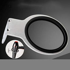 Electomania  Beauty Salon Home Stainless Steel Hair Dryer Wall Mount Holder Stand Bracket (silver)