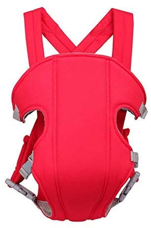 Electomania Baby Carrier Shoulder Belt Sling Backpack Adjustable Tightly Buckled Anti-Fall Baby Carrier Unisex （Red）
