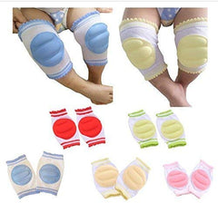 Electomania  1 Pair Toddler Baby Kneepads Infant Knee Elbow Pads Crawling Safety Protector Breathable Elastic Unisex (Red)