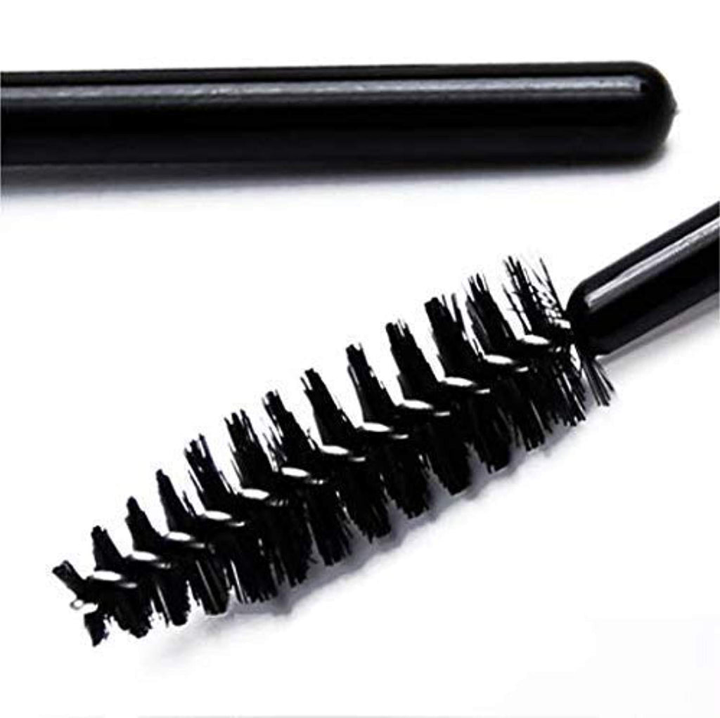 Electomania 10Pcs Eyebrow Eyelash Comb Makeup Brush Eyelash Brushes Wand for Extension Makeup Brush Tool (Black)