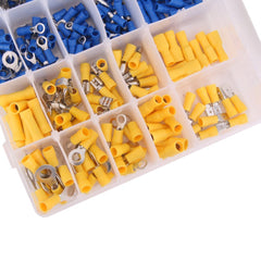 Electomania 480-Piece Insulated Electrical Wire Terminals Crimp Connector Spade (Multicolour)