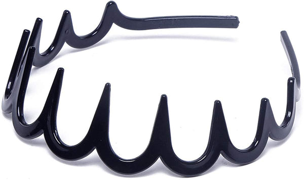 Electomania  Plastic Hair Band for Women (Black)