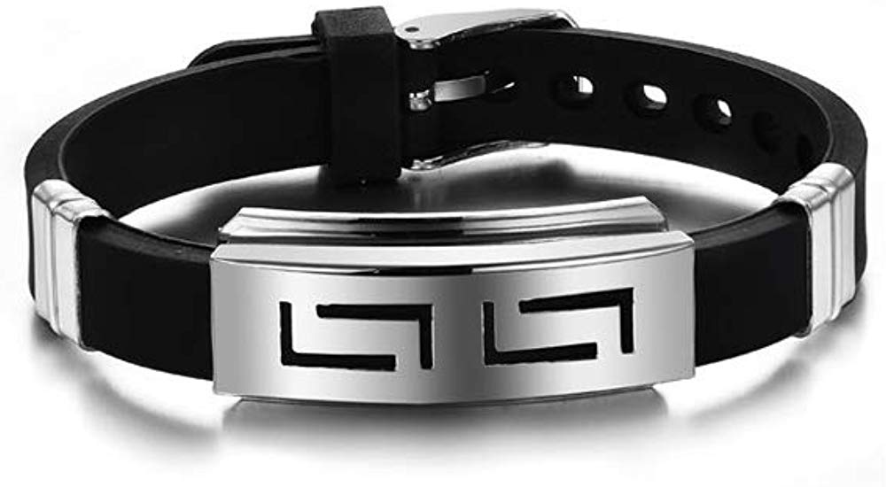 Electomania Silicone Unisex Bracelet Adjustable Soft Simple Fashion Elegant Fine Bracelet Jewelry Gift