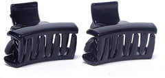 Electomania Hair Butterfly Clip for Girls and Women (Black) - 2 in 1 Set