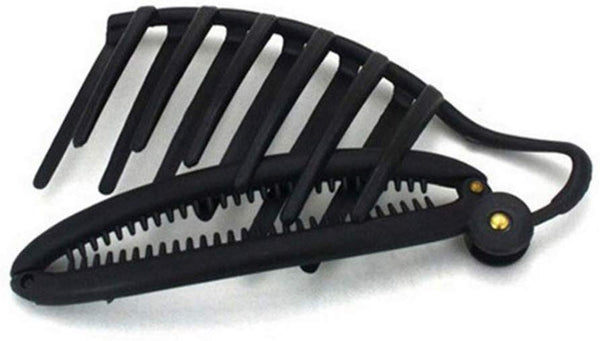 Electomania Hair Donut Bun Hair Bun Shaper Hair Accessory Styling Tool (Black)