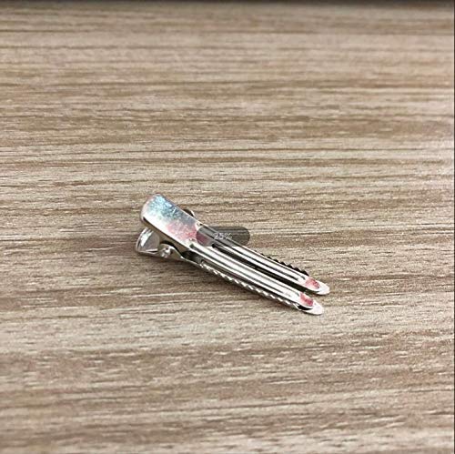 Electomania Double Prong Metal Alligator Hair Clips/Hair Grip Pins for Girls for Arts Crafts Projects, 50 Packs, 3.8 cm
