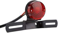 Electomania Motorcycle Motor Brake Tail Rear Light Plate Holder for Harley DC 12V