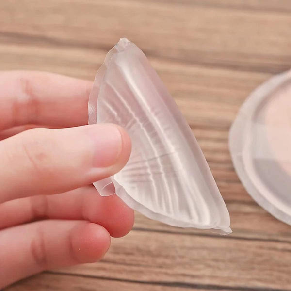 Electomania Puff Makeup Blender Silicone Sponge, Foundation BB cream Applicator 2pcs (Transparent)