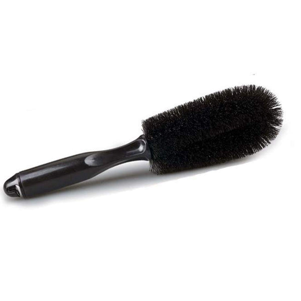 Electomania Car Wheel Tire Rim Scrub Brush Hub Clean Wash Useful Brush Car Truck Motorcycle Bike Washing Cleaning Tool (Black)