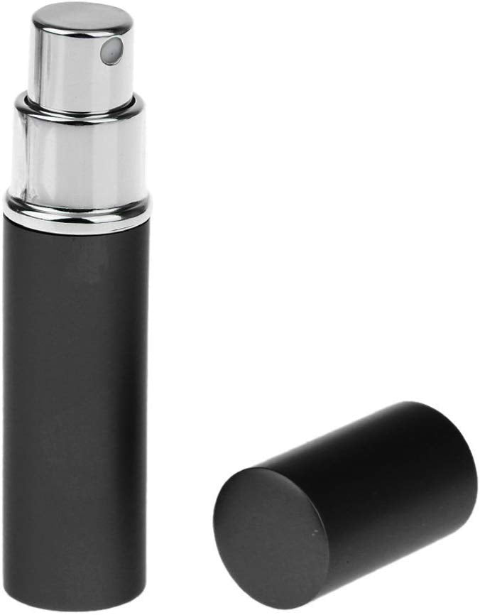 Electomania  Portable 6ml Refillable Perfume Atomizer Empty Bottle Pump Scent Spray (Black)