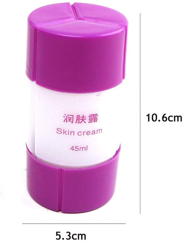 Electomania 3 In 1 Leak Proof Travel Empty Plastic Liquid Triad Bottle For Cosmetic, Toiletries, Shampoo, Lotion, Body Wash (purple)