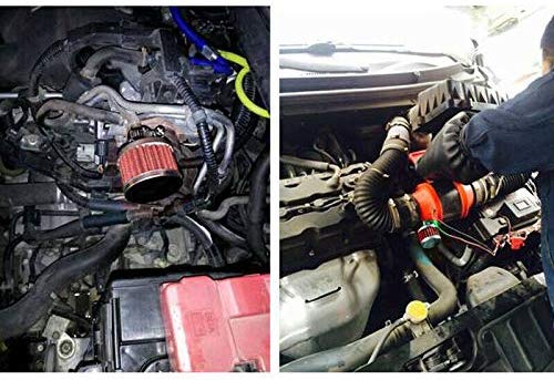 Electomania® 13mm Car Motor Cold Air Intake Filter Turbo Vent Crankcase Breather (red)