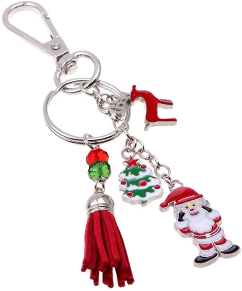 Electomania Santa Claus Multicolour Metal Pendant Keychain