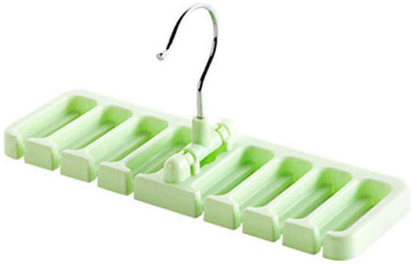 Electomania Space Saving Belt Hanger Scarf Hanger Tie Hanger Rotating Hook Multipurpose Storage Rack (Random Colour)