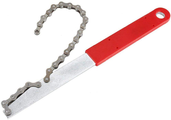 Electomania  Bicycle Freewheel Turner Chain Whip Cassette Sprocket Remover Tool Freewheel Repair Tools Bicycle Chain Repair Tool