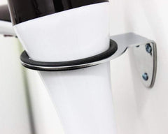 Electomania  Beauty Salon Home Stainless Steel Hair Dryer Wall Mount Holder Stand Bracket (silver)