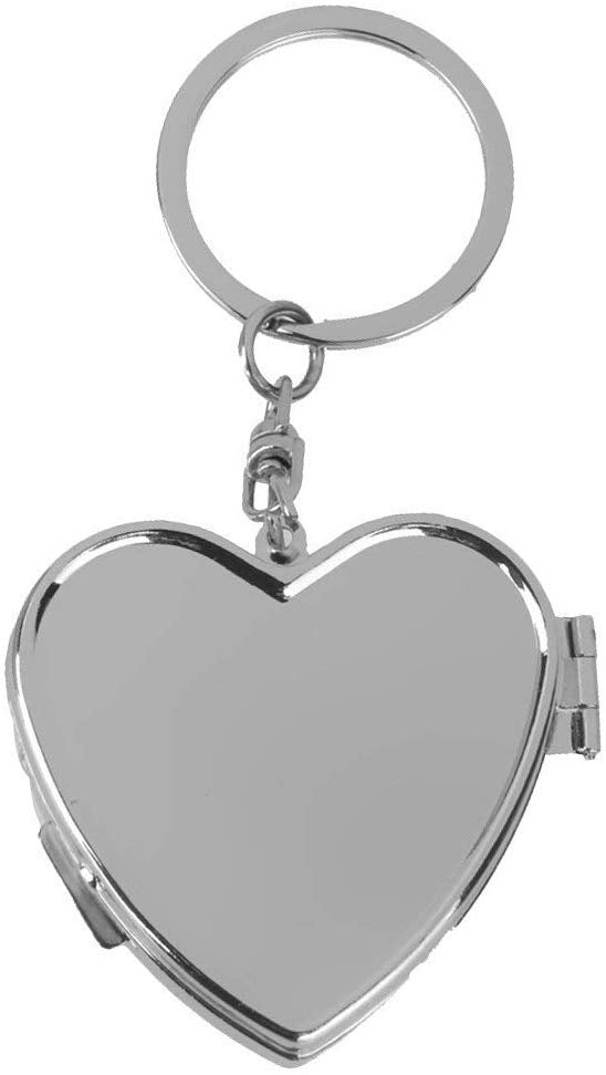 Electomania  Travel Heart Metal Pill Box Medicine Organizer Container Jewellery Storage