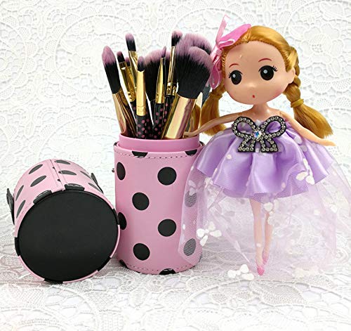 Electomania Cosmetics Makeup Brushes Cup Holder Size approx 17 x 6cm (pink)