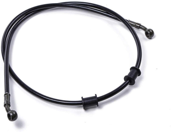 Electomania 500mm-1200mm Motorcycle Scooter Bikes Braided Steel Brake Clutch Oil Hose Line Pipe - Black, 120cm