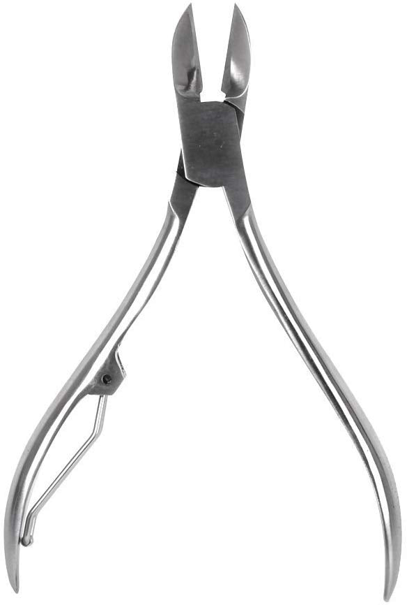 Electomania  Toe Nail Correction Nippers Clipper Cutters Dead Skin Dirt Remover Paronychia Podiatry Pedicure Care Tool (Silver)