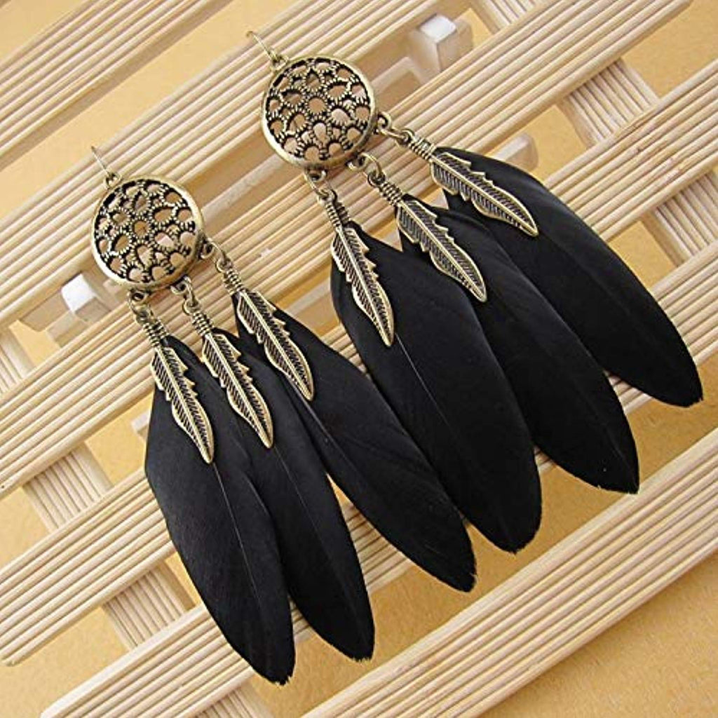 Feather Earrings - Long - #5 – All The Good Things From BC