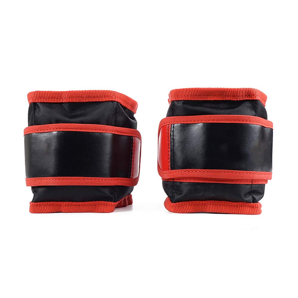 Electomania 1 Pair Ankle Weights Strength Training Weight Sets for Women and Men with Adjustable Straps - Walking Running Pilates Yoga Dance Aerobics Cardio Exercises (2KG)
