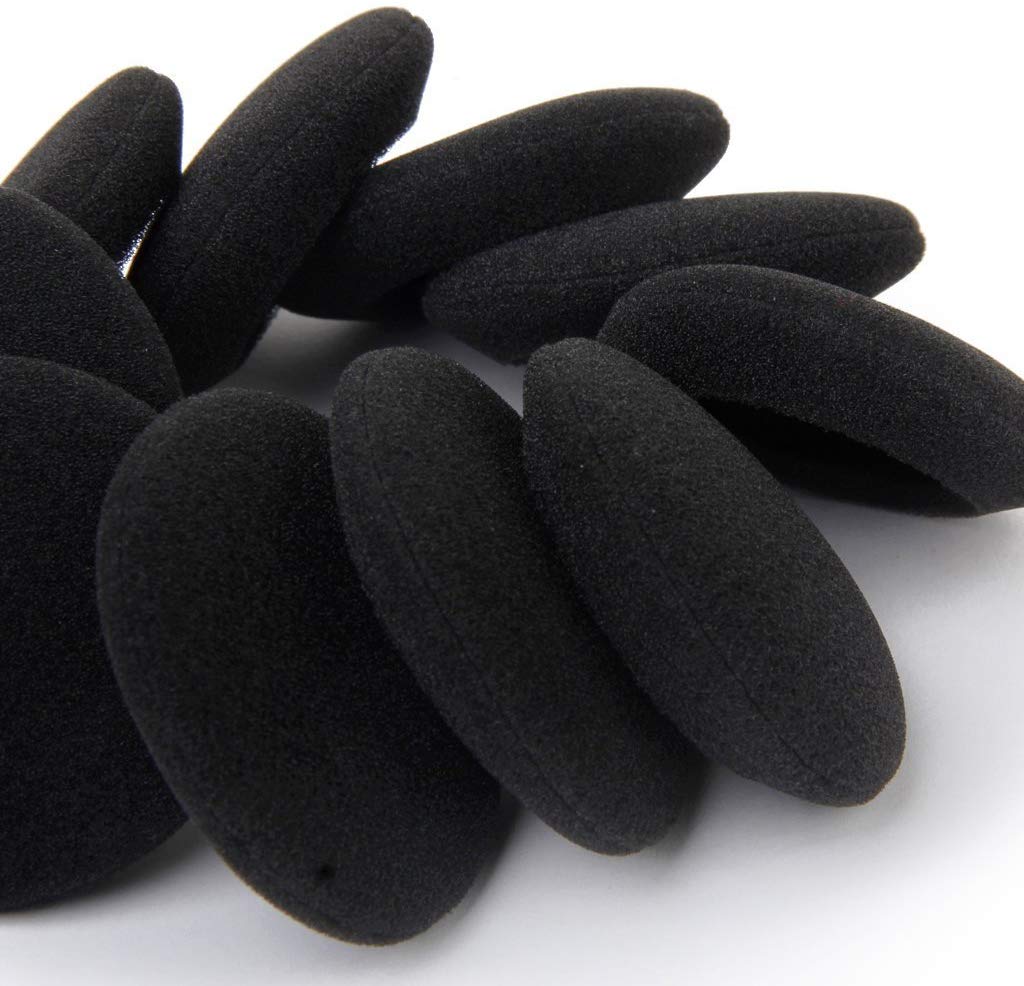Electomania 5 Pairs Black Replacement Ear Cushion Pads for