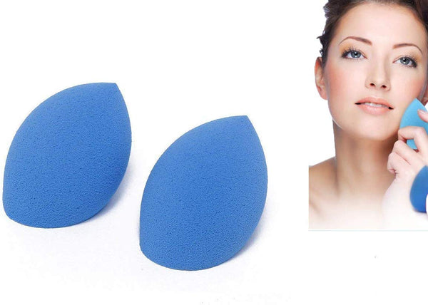 Electomania Complexion SpongePuff Foundation Blender Powder - Blue 2 Pieces