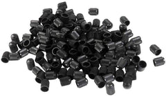 Electomania  200pcs Motorcyle Bike Bicycle Tyre Tire Valve Dust Plastic Cap Cover Black
