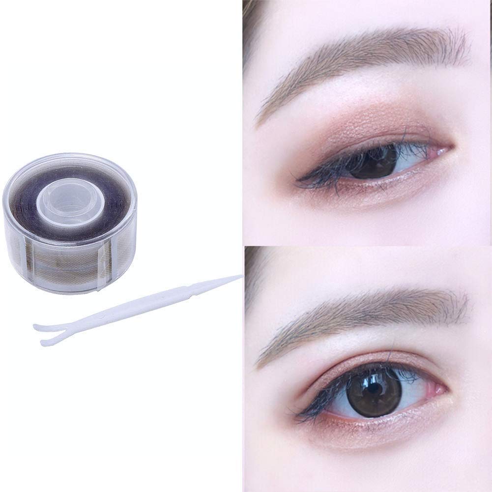 Electomania  Eyelid Tape Stickers Wide Invisible Adhesive Lace Double Fiber Eyelid Strips-600 Pairs
